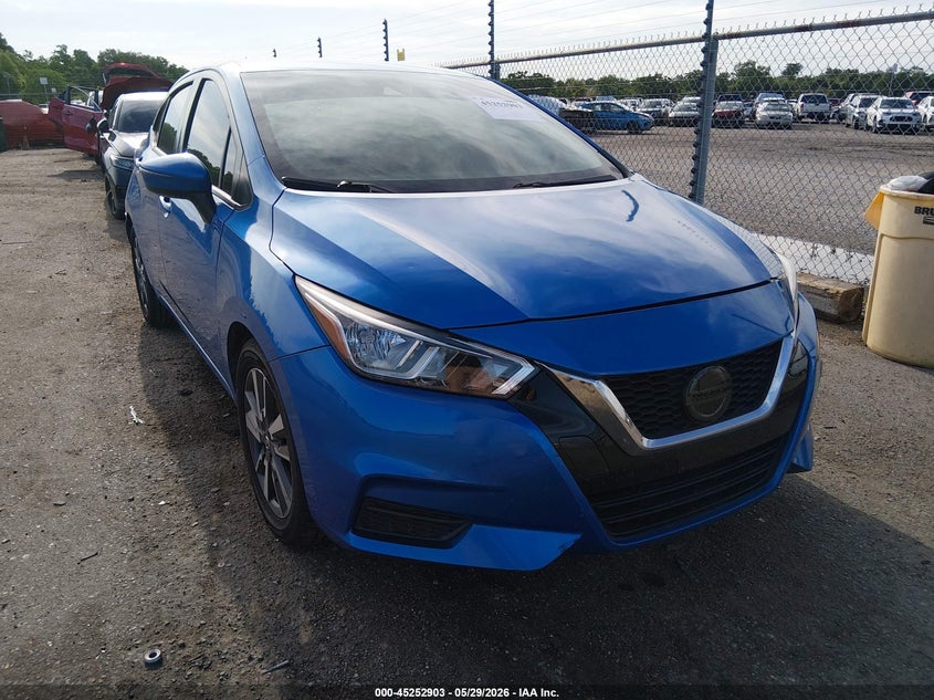 2020 Nissan Versa VIN 3N1CN8EV2LL872479 IAAI salvage auction — SIDE, Wait Title, sold $1,650 on 2026-10-06 (photo 1)