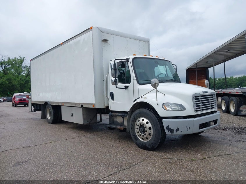 2019 Freightliner M2 106 VIN 1FVACXFC2KHKK4546 IAAI salvage auction — SIDE, Clear (Indiana), sold $12,800 on 2026-07-15 (photo 1)