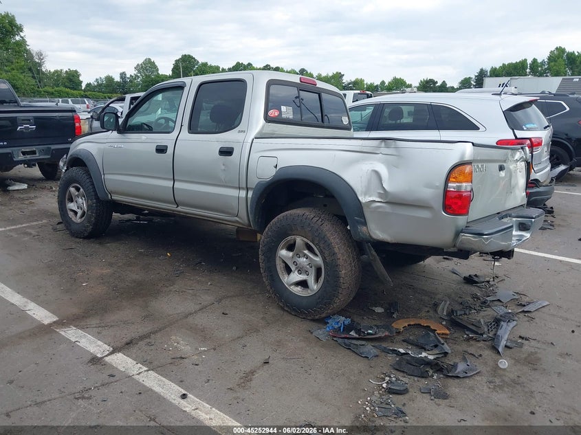 2004 Toyota Tacoma VIN 5TEGN92N94Z416602 IAAI salvage auction — FRONT & REAR, Salvage (North Carolina), sold $1,475 on 2026-07-16 (photo 3)