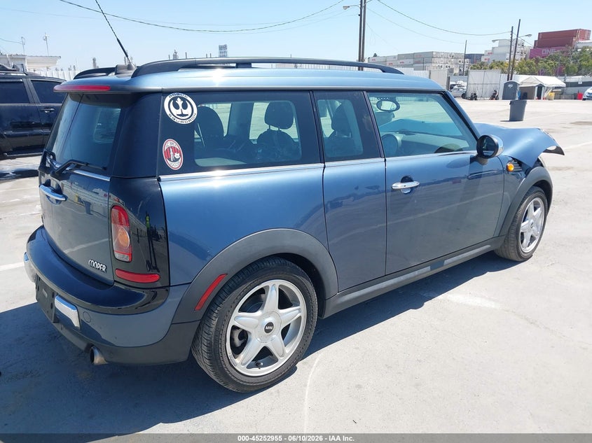 2010 Mini Clubman VIN WMWML3C52ATX51535 IAAI salvage auction — FRONT END, Salvage (California), sold $500 on 2026-08-05 (photo 4)