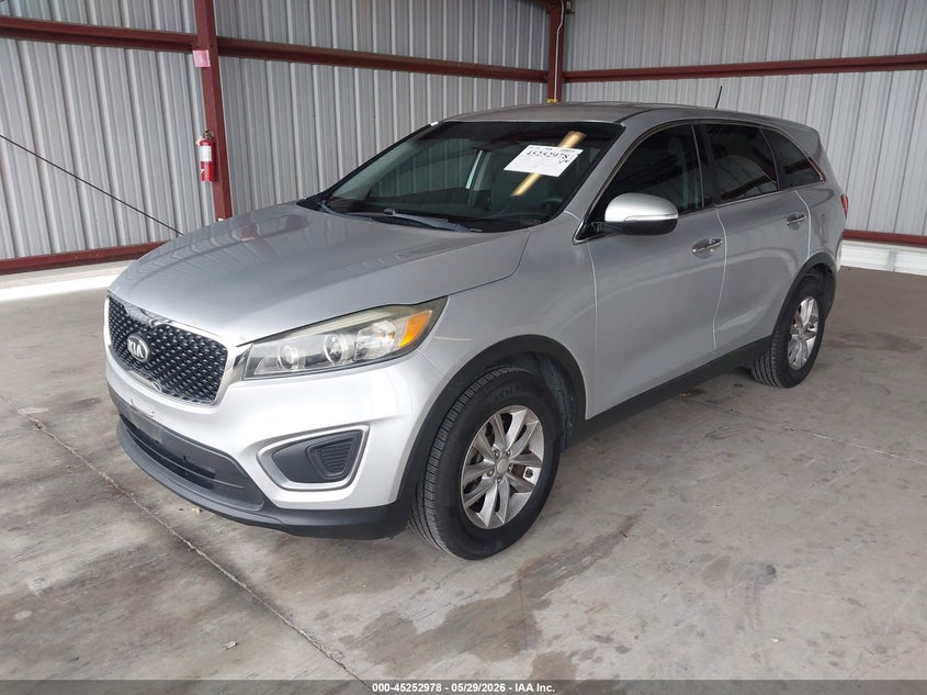 2016 Kia Sorento VIN 5XYPG4A30GG122727 IAAI salvage auction — REAR END, Salvage Title, sold $775 on 2026-07-21 (photo 2)