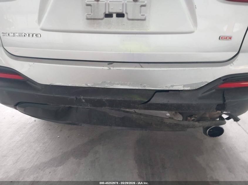 2016 Kia Sorento VIN 5XYPG4A30GG122727 IAAI salvage auction — REAR END, Salvage Title, sold $775 on 2026-07-21 (photo 6)