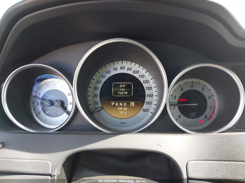 2012 Mercedes-benz C-klasse VIN WDDGJ4HB6CF770848 IAAI salvage auction — LEFT & RIGHT, Salvage Title, sold $1,125 on 2026-07-08 (photo 7)