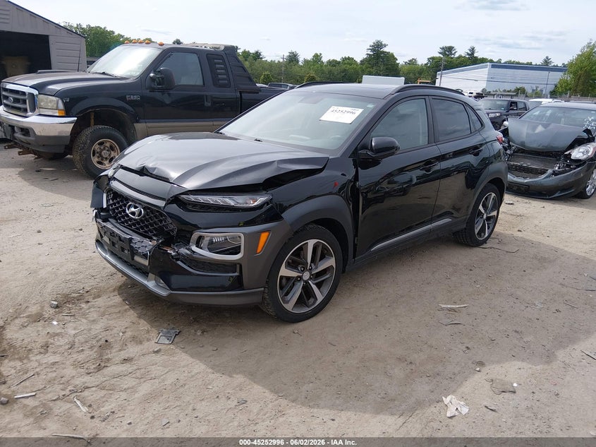 2018 Hyundai Kona VIN KM8K3CA51JU065487 IAAI salvage auction — FRONT END, Salvage Title, sold $2,200 on 2026-07-08 (photo 2)