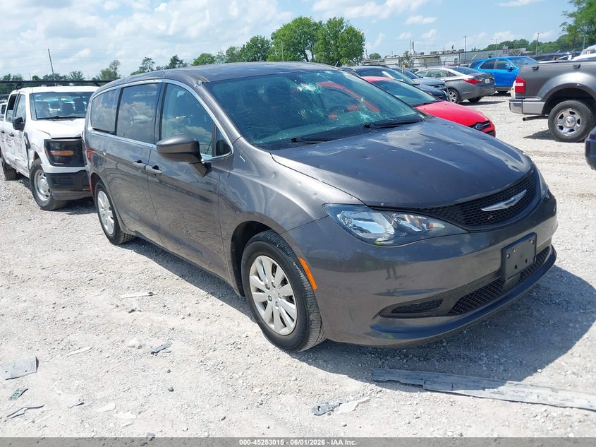 2021 Chrysler Voyager VIN 2C4RC1AG9MR562345 IAAI salvage auction — HAIL, Salvage Title, sold $7,550 on 2026-07-13 (photo 1)