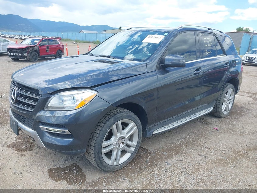 2015 Mercedes-benz M-klasse VIN 4JGDA5HB5FA442045 IAAI salvage auction — RIGHT SIDE, Salvage (Montana), sold $4,300 on 2026-07-22 (photo 2)