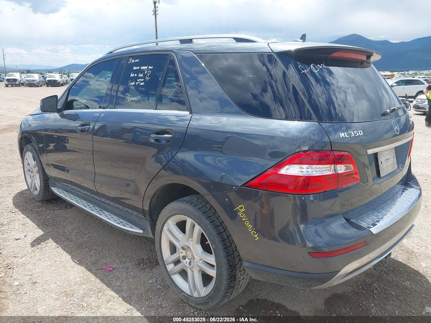 2015 Mercedes-benz M-klasse VIN 4JGDA5HB5FA442045 IAAI salvage auction — RIGHT SIDE, Salvage (Montana), sold $4,300 on 2026-07-22 (photo 3)