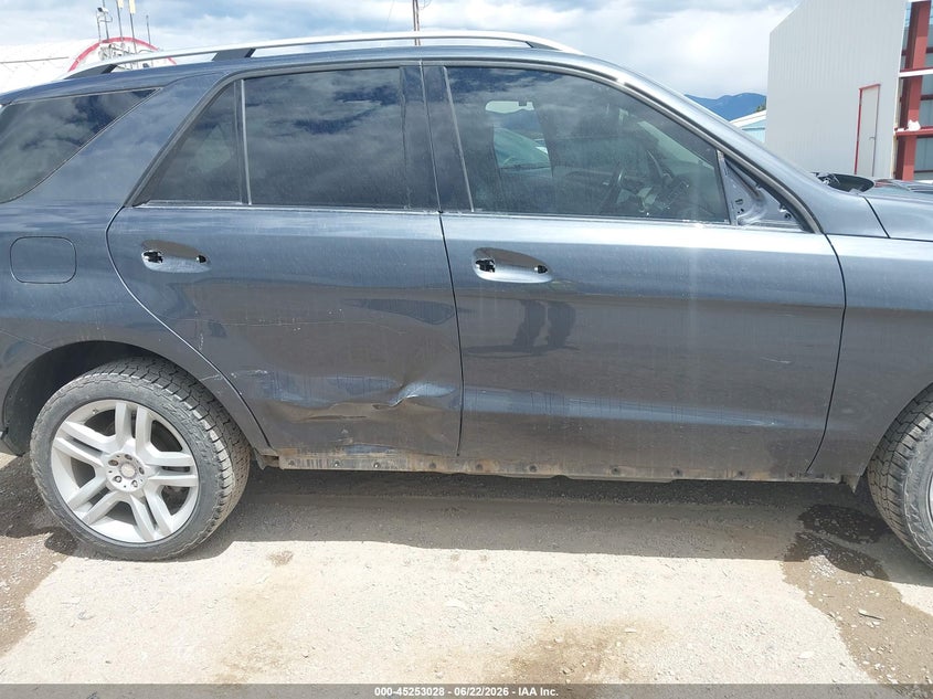 2015 Mercedes-benz M-klasse VIN 4JGDA5HB5FA442045 IAAI salvage auction — RIGHT SIDE, Salvage (Montana), sold $4,300 on 2026-07-22 (photo 6)