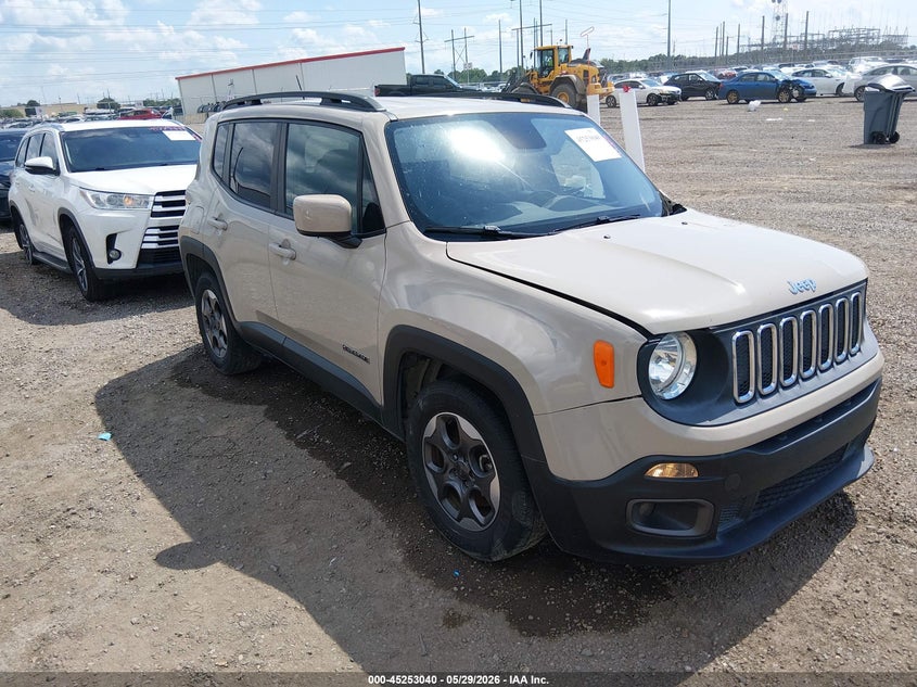 2015 Jeep Renegade VIN ZACCJABH0FPC02424 IAAI salvage auction — LEFT SIDE, Salvage (Louisiana), sold $1,450 on 2026-07-29 (photo 1)