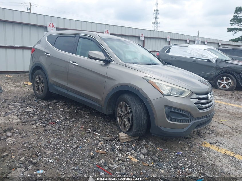 2015 Hyundai Santa fe VIN 5XYZT3LB0FG279238 IAAI salvage auction — LEFT FRONT, Salvage Title, sold $1,475 on 2026-07-15 (photo 1)