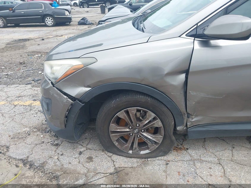 2015 Hyundai Santa fe VIN 5XYZT3LB0FG279238 IAAI salvage auction — LEFT FRONT, Salvage Title, sold $1,475 on 2026-07-15 (photo 6)