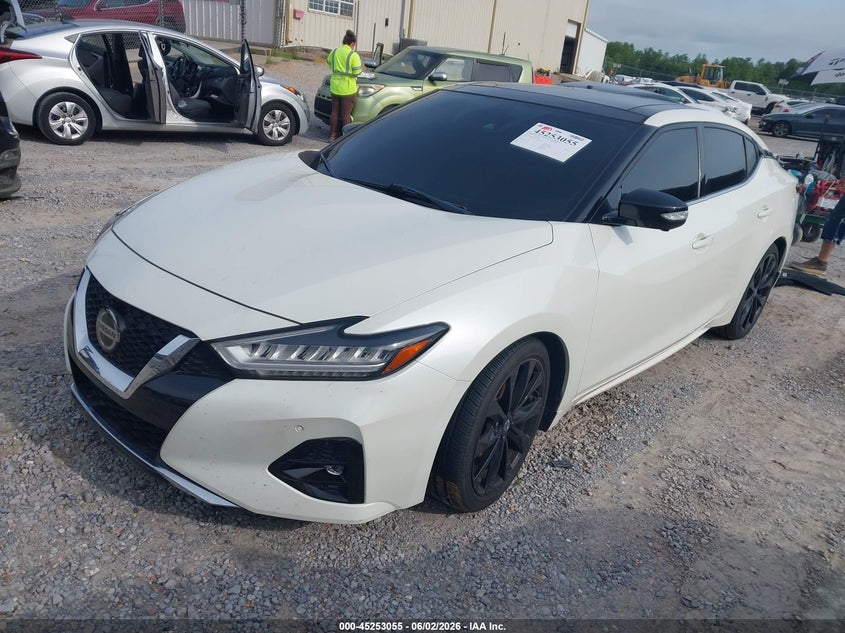 2019 Nissan Maxima VIN 1N4AA6AV2KC375698 IAAI salvage auction — WATER/FLOOD, Salvage (Mississippi), sold $7,100 on 2026-07-31 (photo 2)