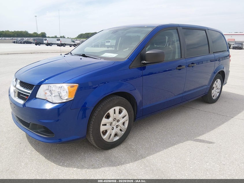 2019 Dodge Caravan VIN 2C4RDGBG8KR536931 IAAI salvage auction — LEFT SIDE, Sf97 (Iowa), sold $12,200 on 2026-07-09 (photo 2)