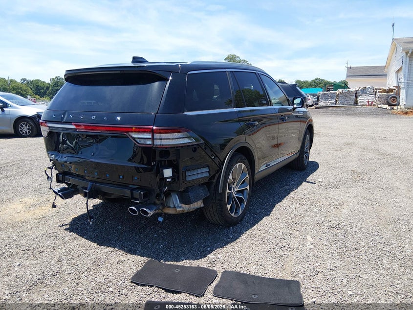 2025 Lincoln Aviator VIN 5LM5J7XC6SGL06425 IAAI salvage auction — REAR END, Salvage Title, sold $29,000 on 2026-08-31 (photo 4)