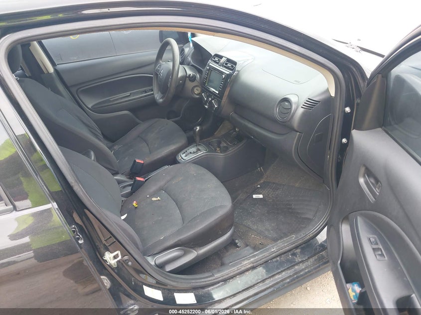 2019 Mitsubishi Mirage VIN ML32F3FJXKHF08382 IAAI salvage auction — FRONT & REAR, Clear (Indiana), sold $1,600 on 2026-07-08 (photo 5)