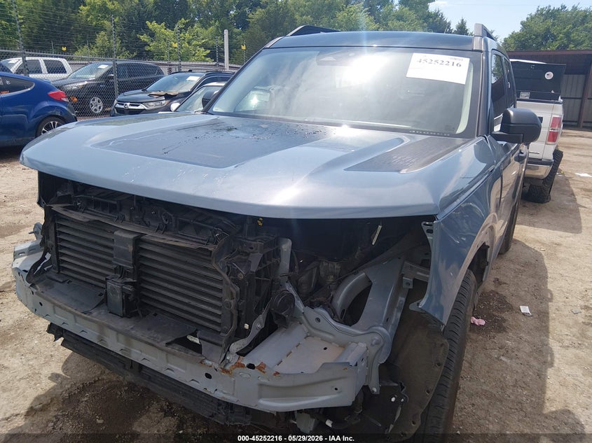 2025 Ford Bronco sport VIN 3FMCR9BN8SRE24671 IAAI salvage auction — FRONT END, Salvage Title, sold $6,600 on 2026-07-29 (photo 2)