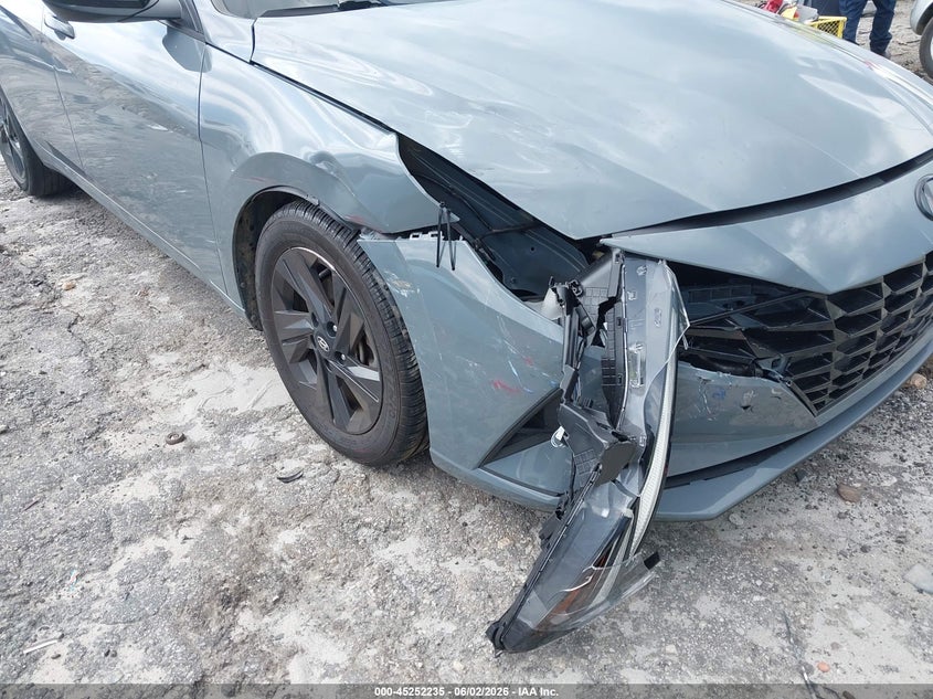 2021 Hyundai Elantra VIN KMHLM4AG8MU140845 IAAI salvage auction — RIGHT FRONT, Salvage (Georgia), sold $4,350 on 2026-07-22 (photo 6)