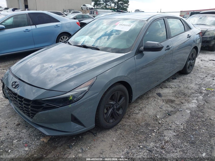 2021 Hyundai Elantra VIN KMHLM4AG8MU140845 IAAI salvage auction — RIGHT FRONT, Salvage (Georgia), sold $4,350 on 2026-07-22 (photo 2)