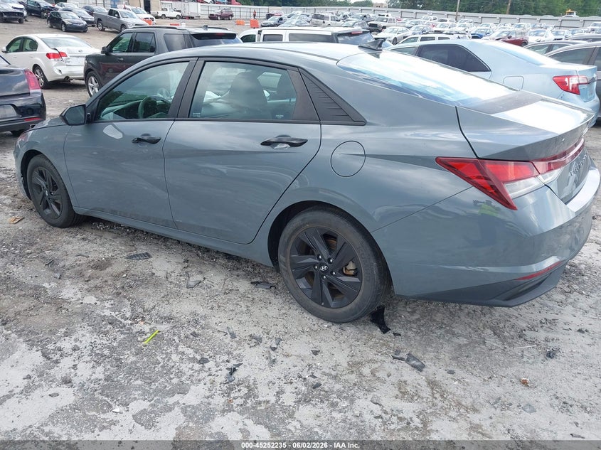 2021 Hyundai Elantra VIN KMHLM4AG8MU140845 IAAI salvage auction — RIGHT FRONT, Salvage (Georgia), sold $4,350 on 2026-07-22 (photo 3)