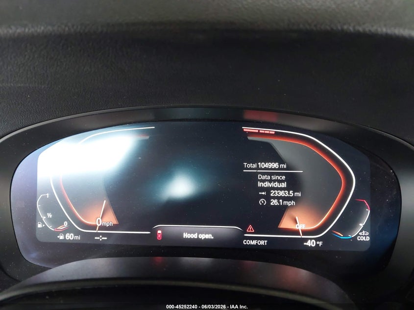 2021 BMW 5er VIN WBA53BH02MWW97250 IAAI salvage auction — FRONT END, Salvage Title, sold $7,400 on 2026-08-07 (photo 7)