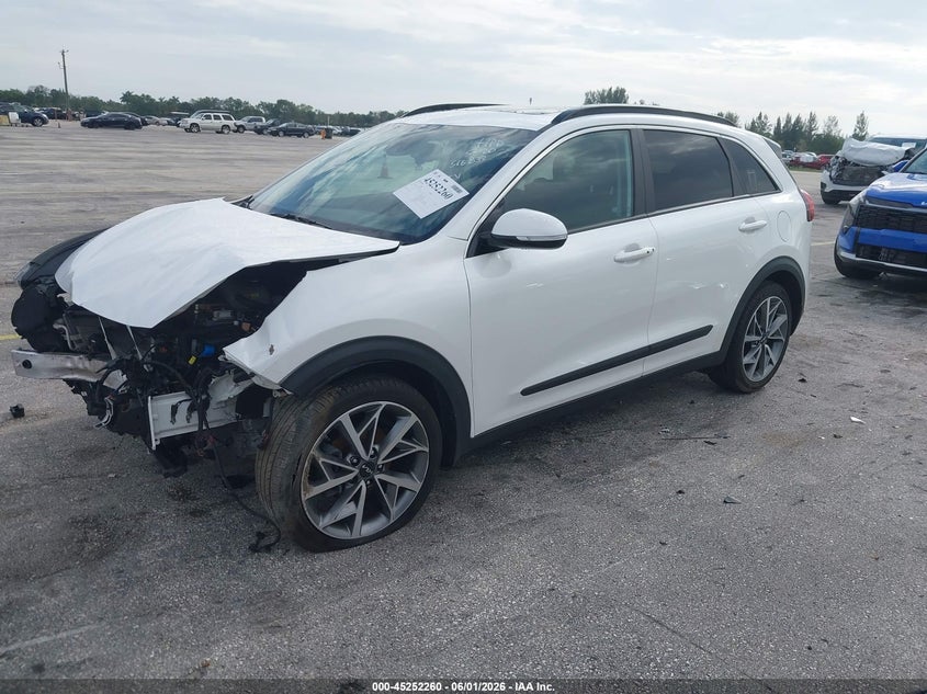 2022 Kia Niro VIN KNDCC3LC7N5516832 IAAI salvage auction — FRONT END, Salvage Title, sold $3,450 on 2026-08-01 (photo 2)