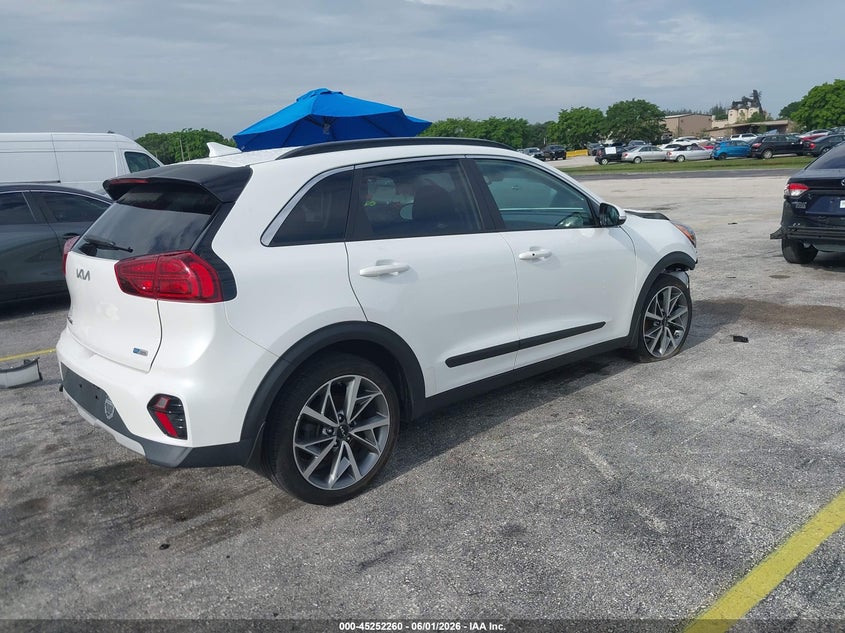 2022 Kia Niro VIN KNDCC3LC7N5516832 IAAI salvage auction — FRONT END, Salvage Title, sold $3,450 on 2026-08-01 (photo 4)