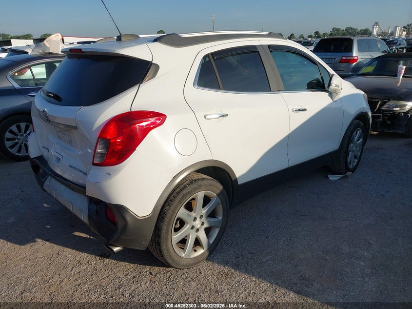 2016 Buick Encore VIN KL4CJBSB7GB615741 IAAI salvage auction — REAR END, Salvage Title, sold $1,500 on 2026-07-28 (photo 4)