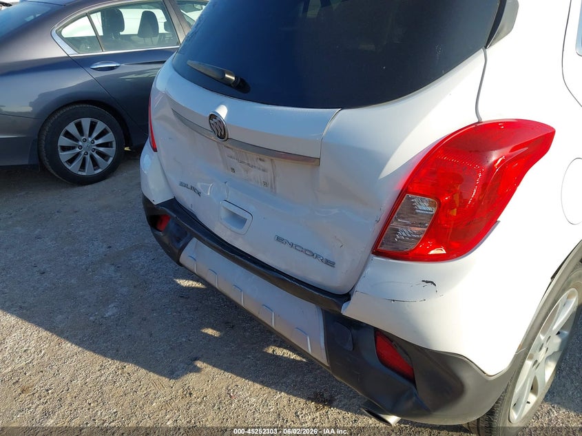 2016 Buick Encore VIN KL4CJBSB7GB615741 IAAI salvage auction — REAR END, Salvage Title, sold $1,500 on 2026-07-28 (photo 6)