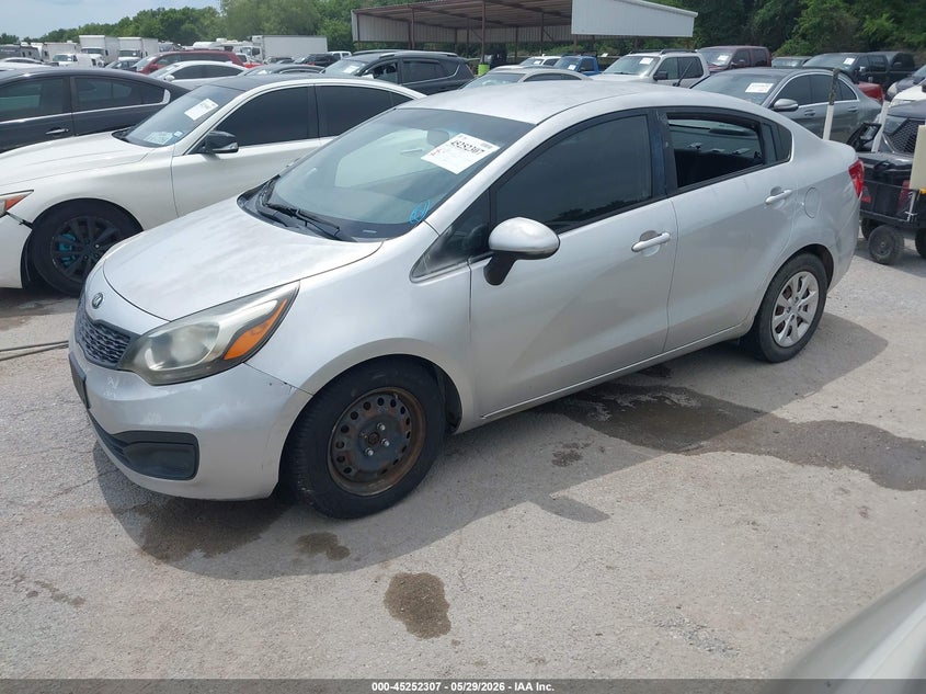 2015 Kia Rio VIN KNADM4A3XF6440283 IAAI salvage auction — NORMAL WEAR, Original (Texas), sold $650 on 2026-07-06 (photo 2)