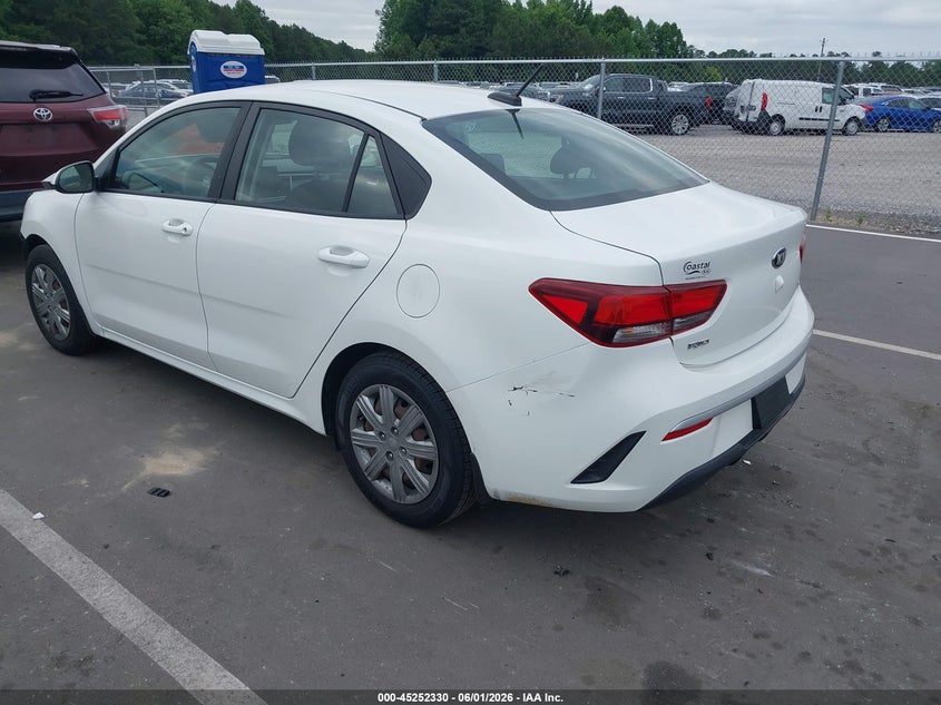2021 Kia Rio VIN 3KPA24ADXME387824 IAAI salvage auction — FRONT END, Salvage Title, sold $1,250 on 2026-07-22 (photo 3)