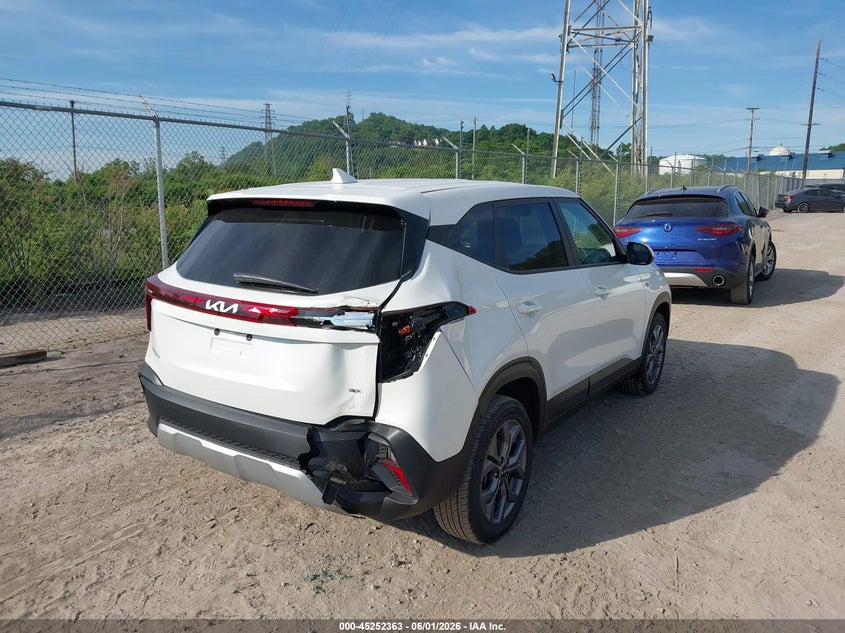 2024 Kia Seltos VIN KNDEPCAAXR7638724 IAAI salvage auction — RIGHT REAR, Salvage Title, sold $8,000 on 2026-07-14 (photo 4)
