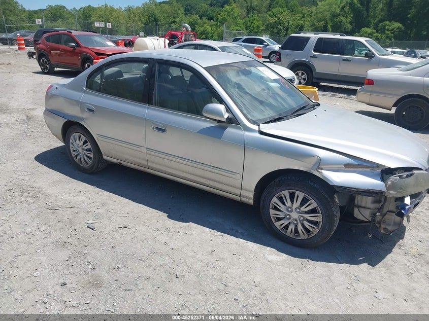 2004 Hyundai Elantra VIN KMHDN46D54U712955 IAAI salvage auction — FRONT END, Clear (Virginia), sold $350 on 2026-07-07 (photo 1)