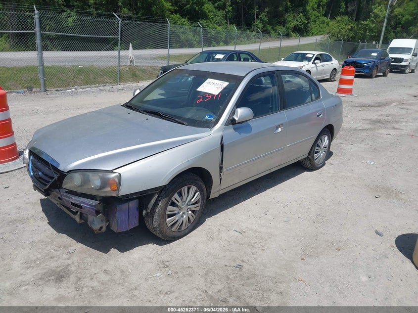 2004 Hyundai Elantra VIN KMHDN46D54U712955 IAAI salvage auction — FRONT END, Clear (Virginia), sold $350 on 2026-07-07 (photo 2)