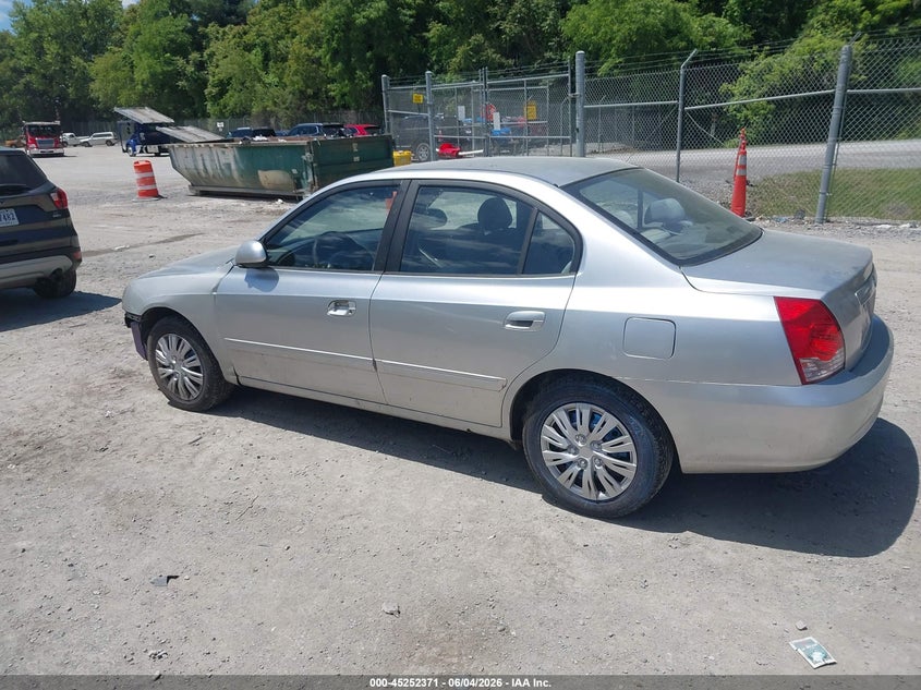 2004 Hyundai Elantra VIN KMHDN46D54U712955 IAAI salvage auction — FRONT END, Clear (Virginia), sold $350 on 2026-07-07 (photo 3)