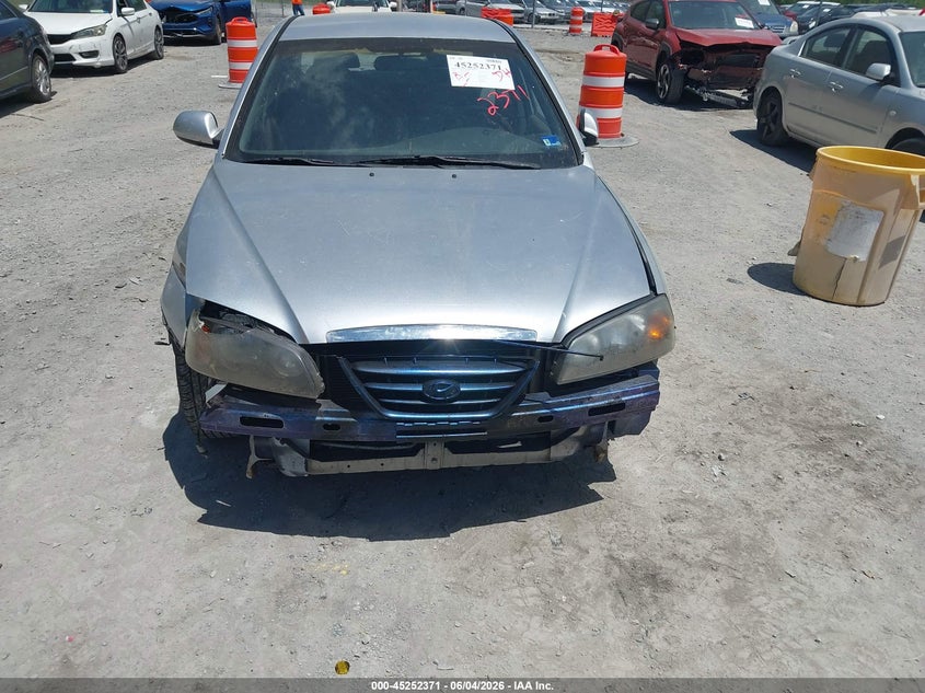 2004 Hyundai Elantra VIN KMHDN46D54U712955 IAAI salvage auction — FRONT END, Clear (Virginia), sold $350 on 2026-07-07 (photo 6)
