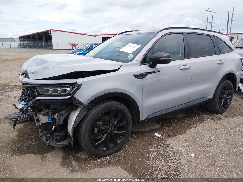 2023 Kia Sorento VIN 5XYRK4LF0PG199323 IAAI salvage auction — FRONT END, Salvage Title, sold $6,000 on 2026-07-08 (photo 2)
