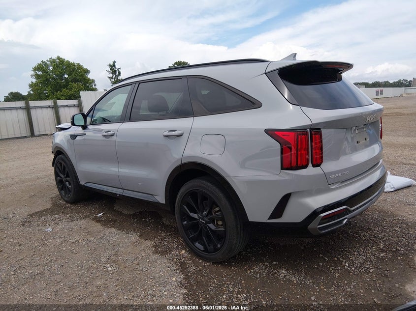 2023 Kia Sorento VIN 5XYRK4LF0PG199323 IAAI salvage auction — FRONT END, Salvage Title, sold $6,000 on 2026-07-08 (photo 3)