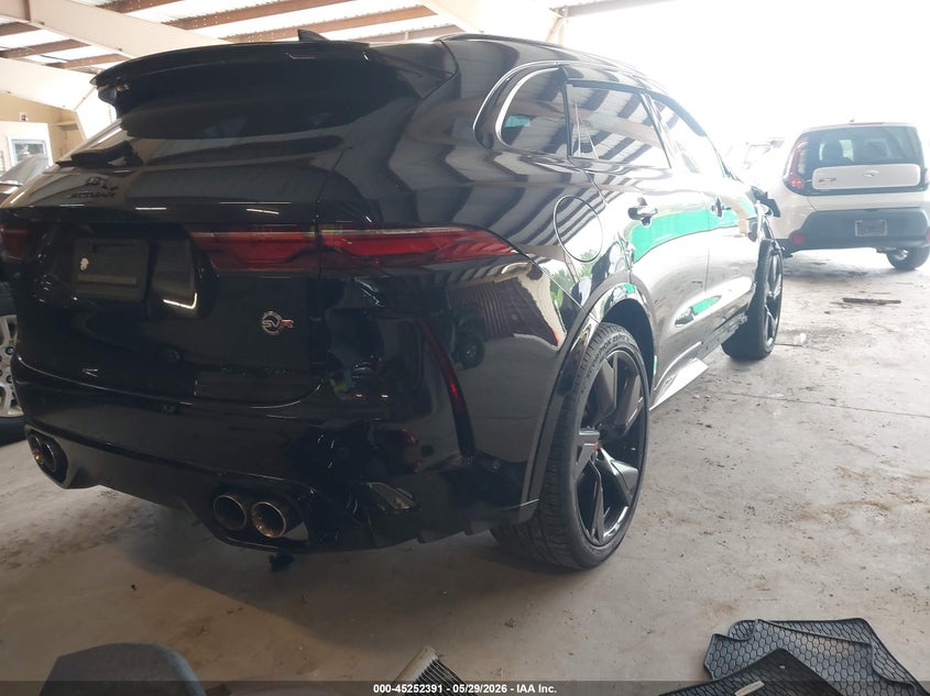 2022 Jaguar F-pace VIN SADCZ2EE3NA697768 IAAI salvage auction — FRONT END, Clear (Tennessee), sold $18,475 on 2026-07-13 (photo 4)
