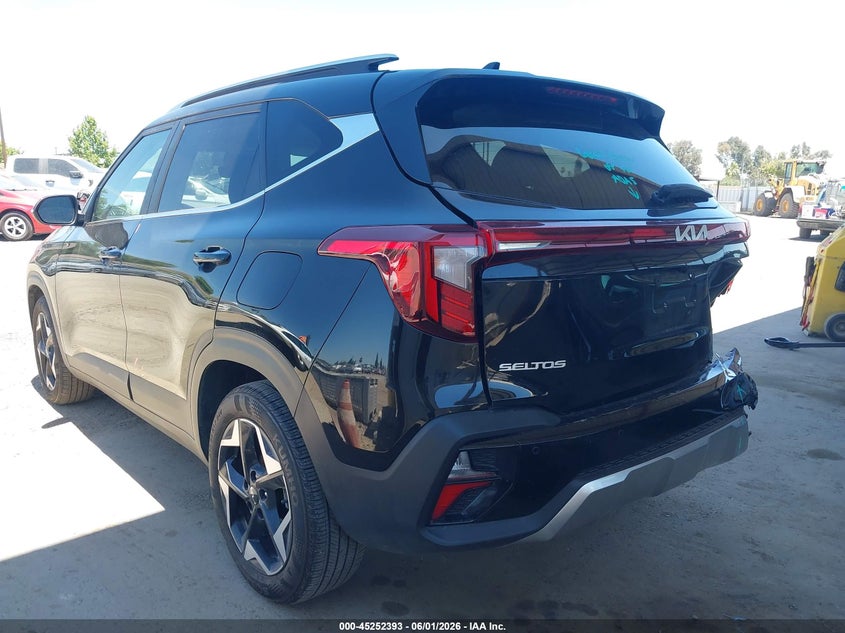 2025 Kia Seltos VIN KNDER2AA5S7771465 IAAI salvage auction — REAR END, Salvage Title, sold $7,500 on 2026-07-14 (photo 3)