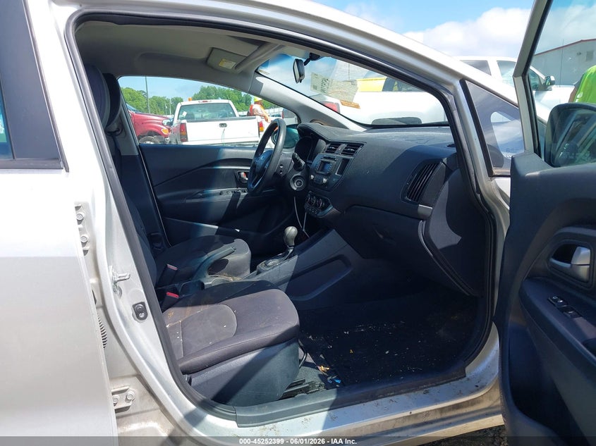 2013 Kia Rio VIN KNADM4A34D6209859 IAAI salvage auction — REAR END, Salvage Title, sold $750 on 2026-07-16 (photo 5)