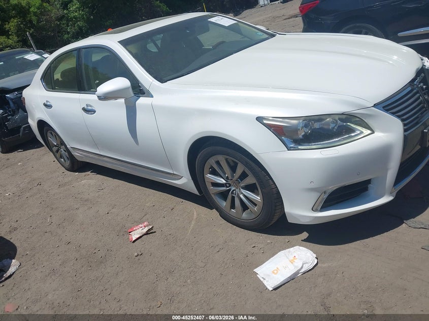 2015 Lexus Ls VIN JTHCL5EF9F5024810 IAAI salvage auction — FRONT END, Salvage (New Hampshire), sold $4,900 on 2026-08-02 (photo 1)