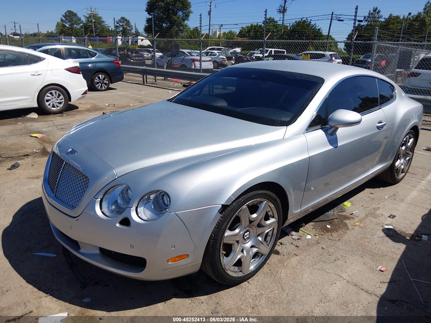2005 Bentley Continental VIN SCBCR63W25C027926 IAAI salvage auction — FRONT END, Salvage (North Carolina), sold $7,100 on 2026-07-29 (photo 2)