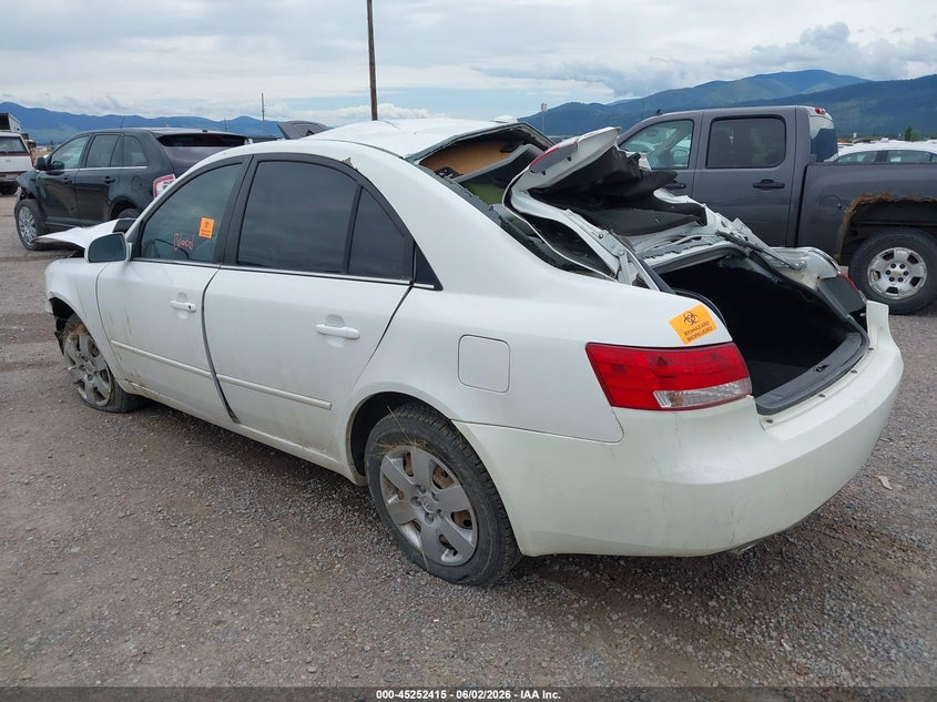 2008 Hyundai Sonata VIN 5NPET46F58H328948 IAAI salvage auction — ROLLOVER, Clear (Montana), sold $150 on 2026-07-15 (photo 3)