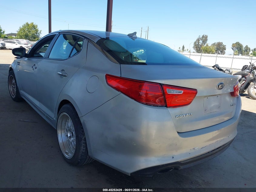 2014 Kia Optima VIN 5XXGM4A73EG268617 IAAI salvage auction — THEFT, Salvage Title, sold $900 on 2026-07-07 (photo 3)