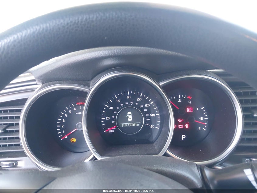 2014 Kia Optima VIN 5XXGM4A73EG268617 IAAI salvage auction — THEFT, Salvage Title, sold $900 on 2026-07-07 (photo 7)