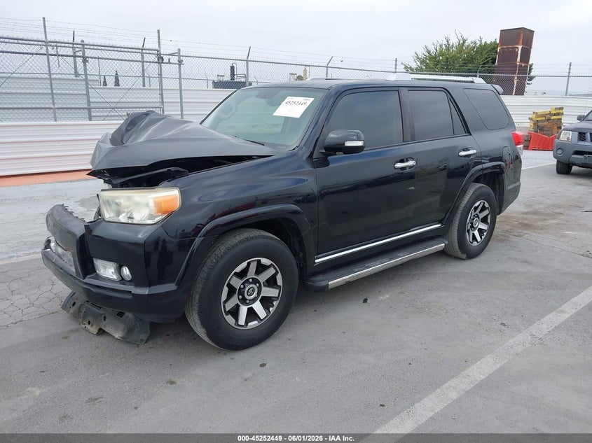 2013 Toyota 4runner VIN JTEZU5JR8D5056617 IAAI salvage auction — FRONT END, Salvage Title, sold $4,750 on 2026-07-29 (photo 2)