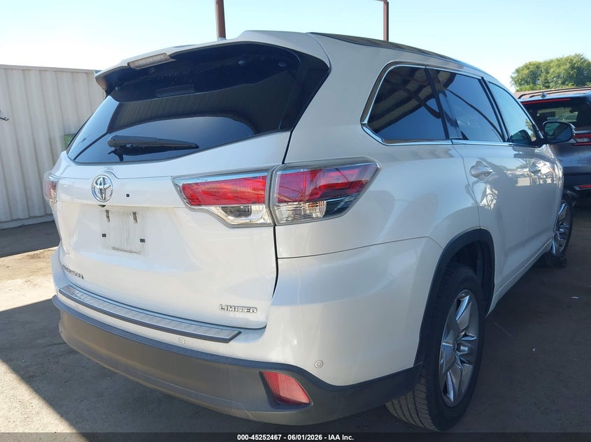 2014 Toyota Highlander VIN 5TDYKRFH2ES010693 IAAI salvage auction — FRONT END, Salvage Title, sold $2,600 on 2026-07-07 (photo 4)