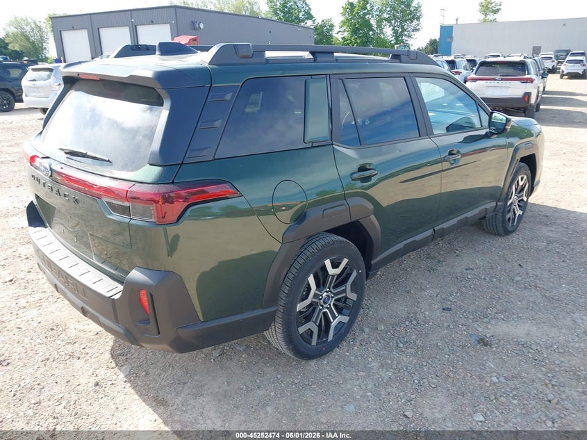 2026 Subaru Outback VIN JF2BURJD8TY468925 IAAI salvage auction — HAIL, Salvage Title, sold $27,650 on 2026-07-06 (photo 4)