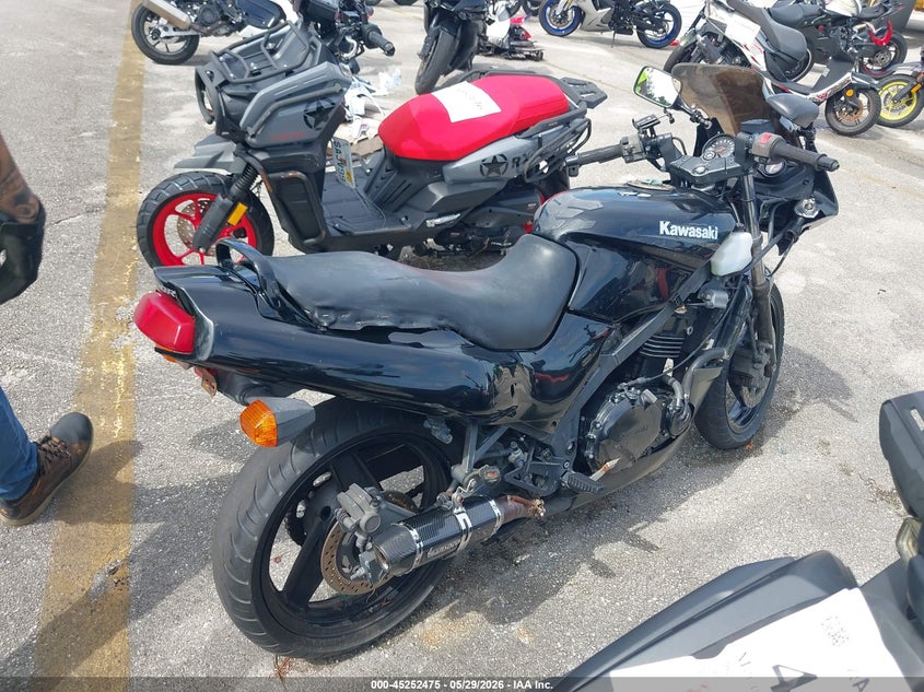 2009 Kawasaki Ninja VIN JKAEXVD149A116496 IAAI salvage auction — MECHANICAL, Clear (Florida), sold $125 on 2026-07-08 (photo 4)