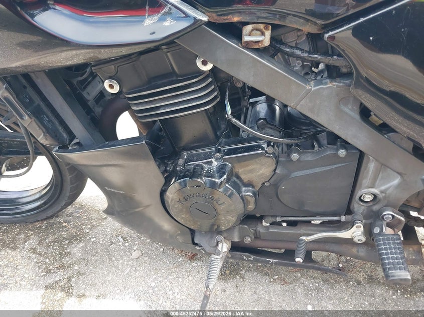 2009 Kawasaki Ninja VIN JKAEXVD149A116496 IAAI salvage auction — MECHANICAL, Clear (Florida), sold $125 on 2026-07-08 (photo 9)
